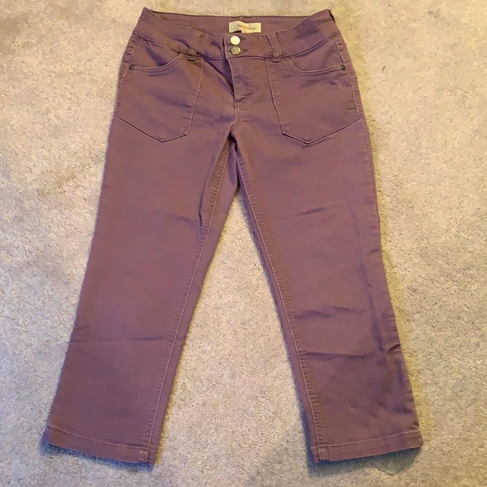 Purple capris